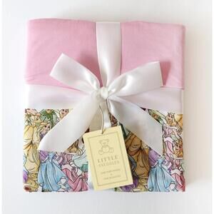 NEW CHARLIES PROJECT girl's royal court plush bamboo blanket in white